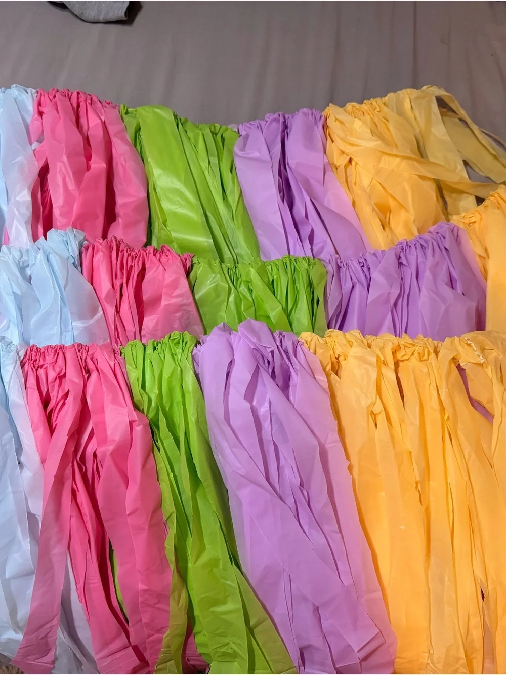 Hand made table cover backdrop